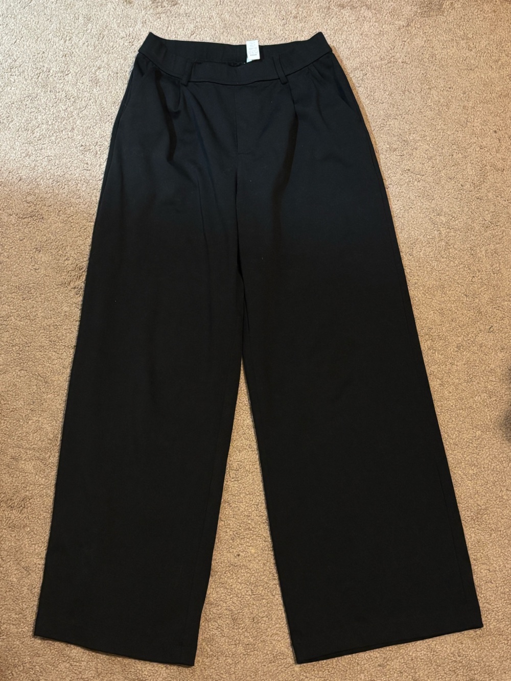 Women's Black Wide-Leg Pants